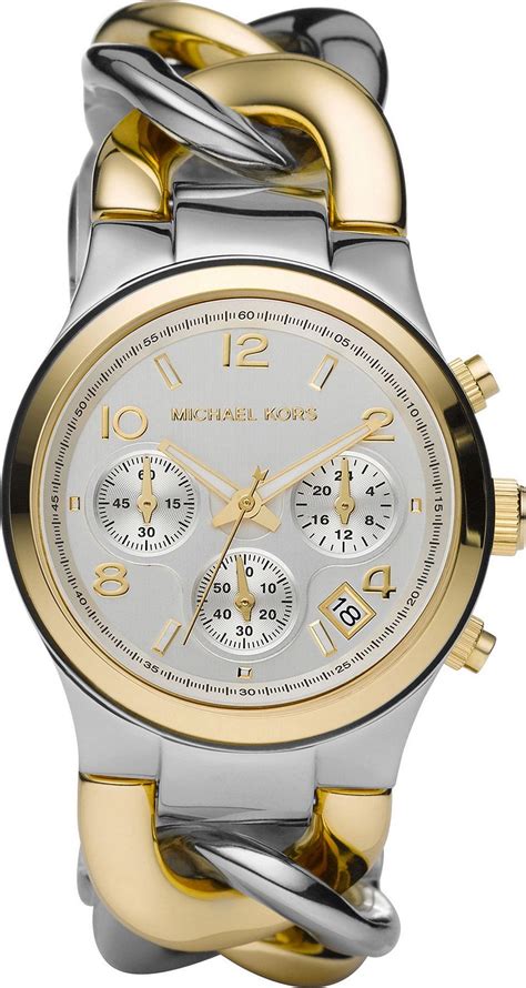 michael kors gold stainless steel twist chain watch|cheapest michael kors watches.